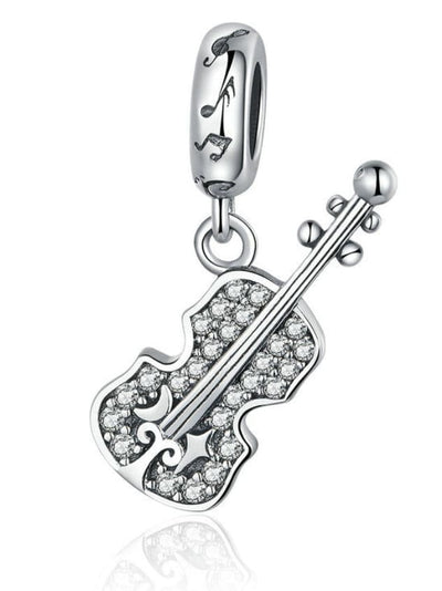 Charm din argint Violin - Vagance Jewelry