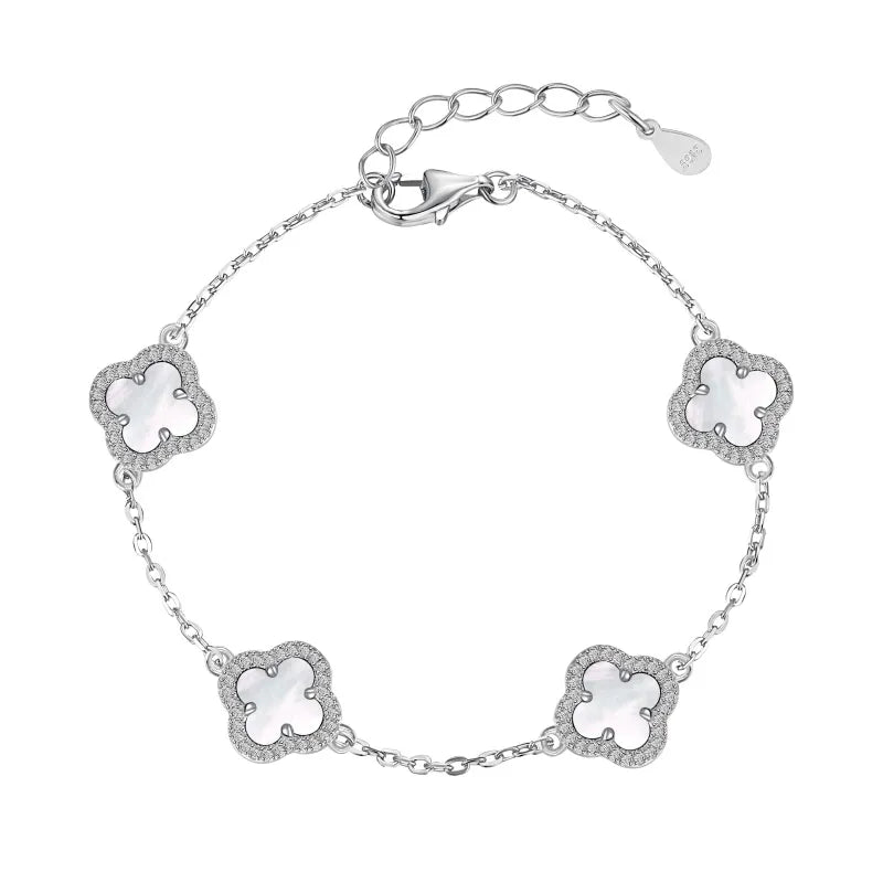 Bratara din argint Clover