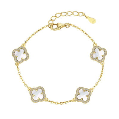 Bratara din argint Clover