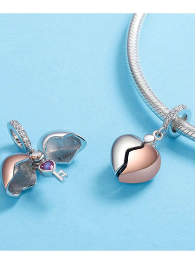 Charm din argint Shape of Heart - Vagance Jewelry