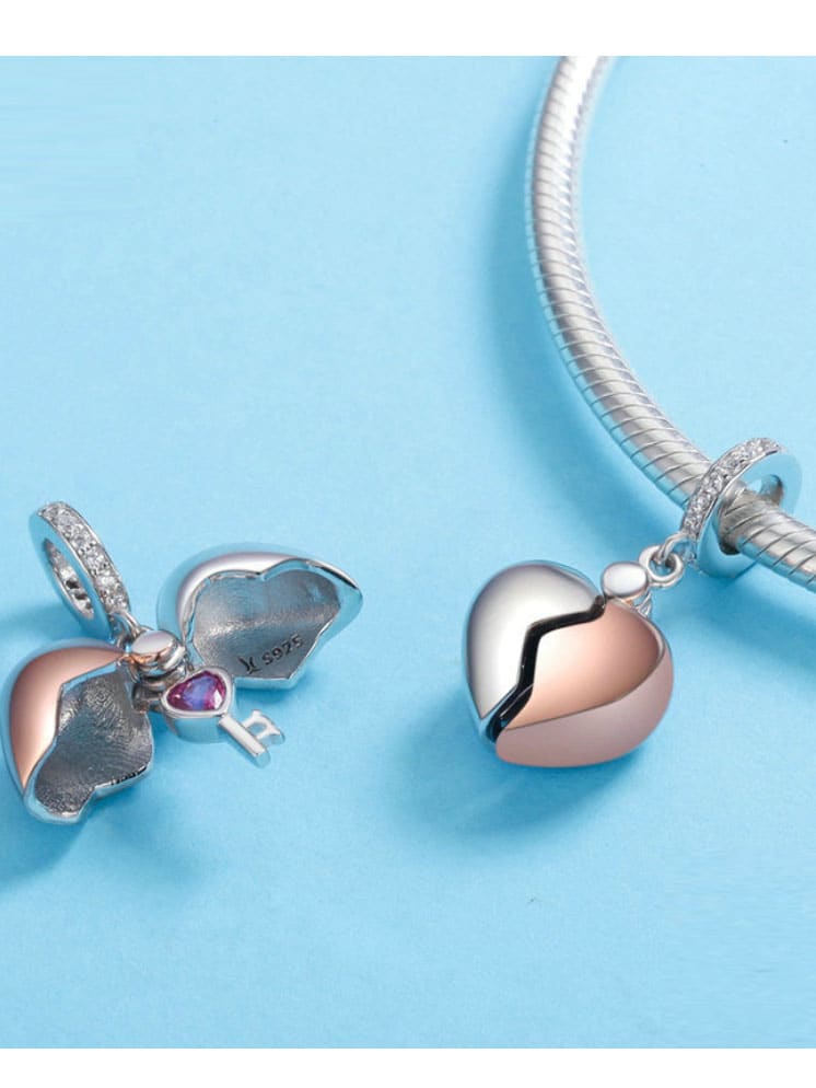 Charm din argint Shape of Heart - Vagance Jewelry