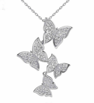 Lănțișor din argint Butterfly Angels