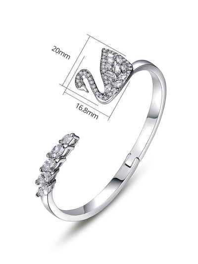 Brățară bangle Swan - Vagance Jewelry