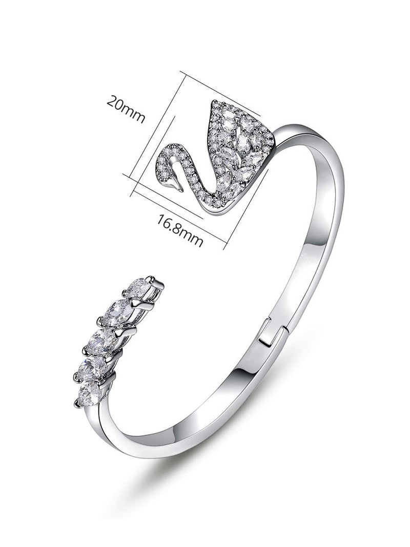 Brățară bangle Swan - Vagance Jewelry