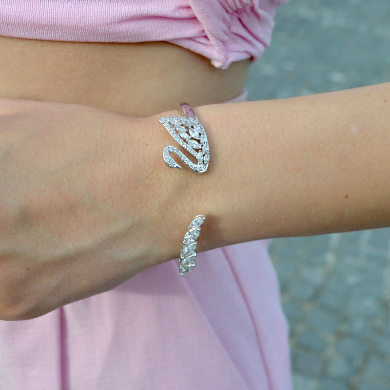 Brățară bangle Swan - Vagance România