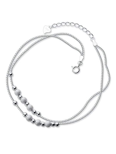 Brățară gleznă din argint Azur - Vagance Jewelry