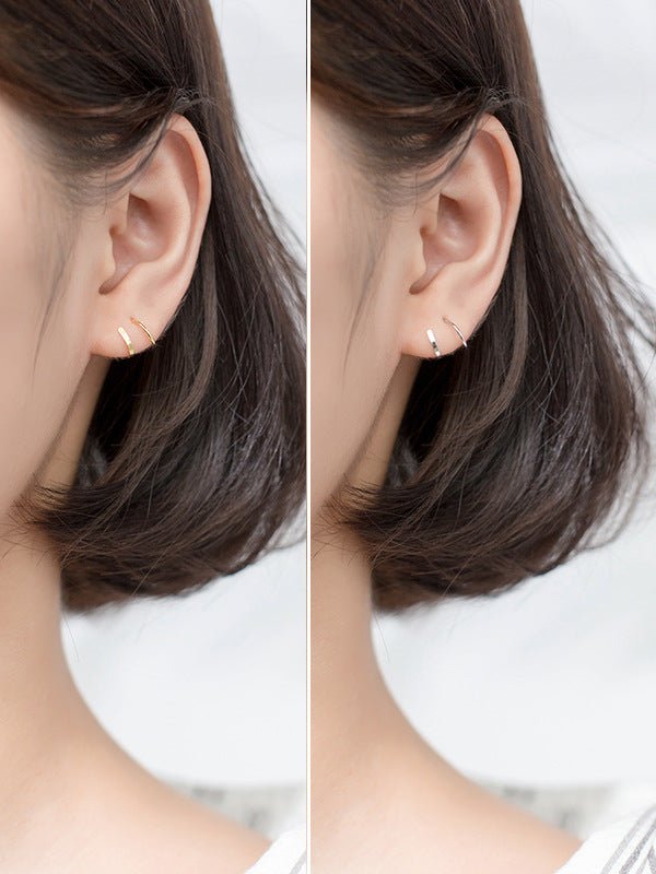 Cercei din argint Bugle - Vagance Jewelry