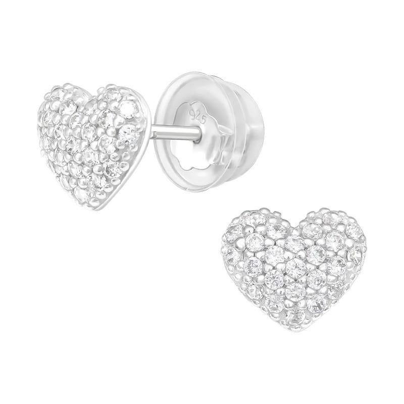 Cercei din argint Charming Heart - Vagance Jewelry