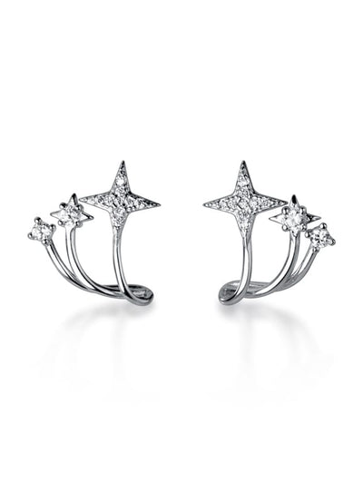 Cercei din argint Star - Vagance Jewelry