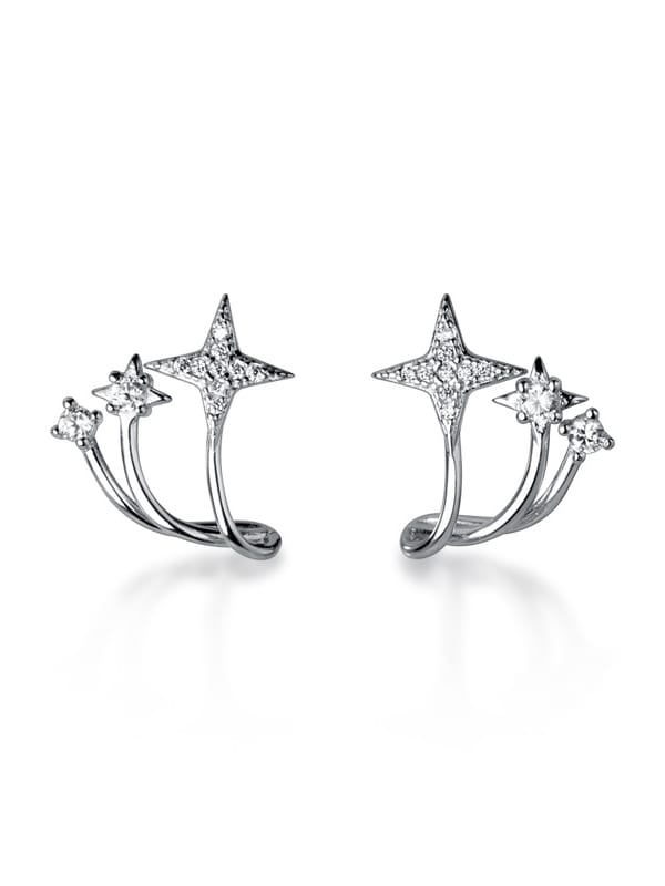 Cercei din argint Star - Vagance Jewelry