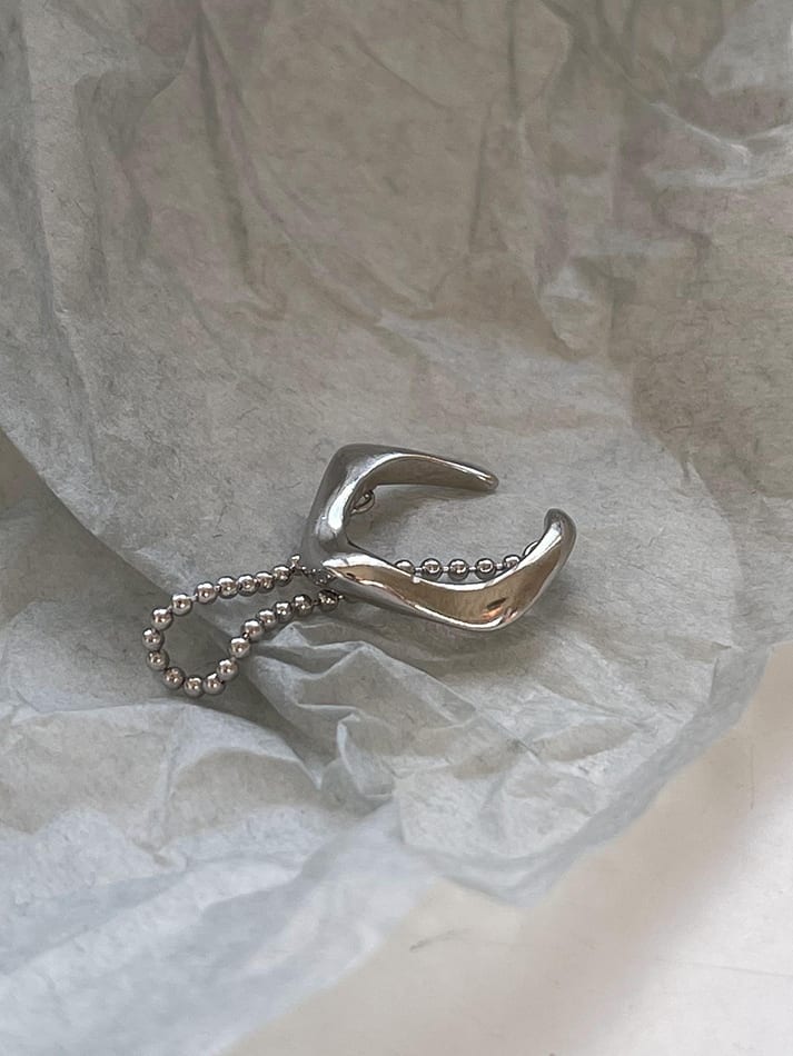 Cercel clip-on din argint Ella - Vagance Jewelry