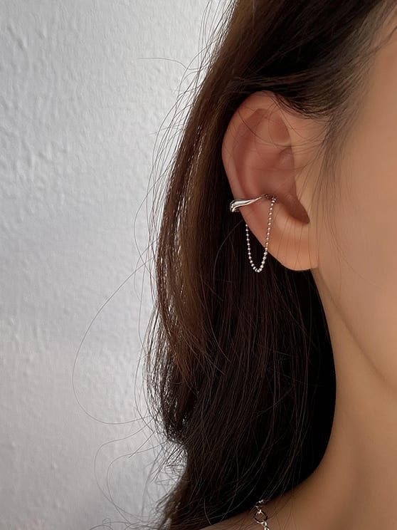 Cercel clip-on din argint Ella - Vagance Jewelry