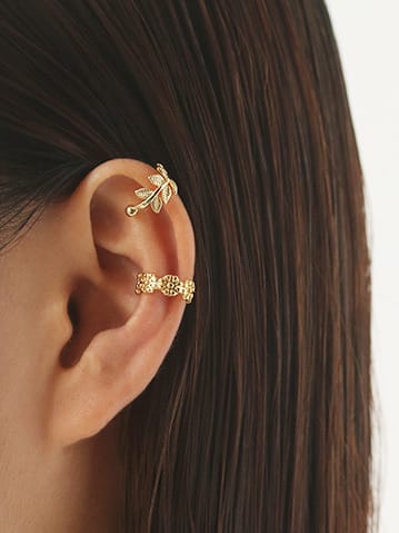 Cercel clip-on Leaves - Vagance Jewelry