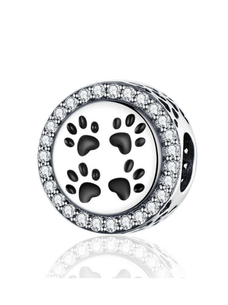 Charm din argint Cute Paw - Vagance Jewelry