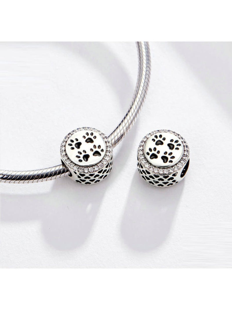 Charm din argint Cute Paw - Vagance Jewelry