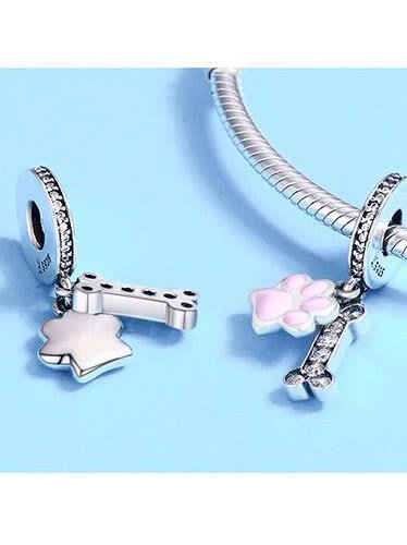 Charm din argint Dog Paw - Vagance Jewelry