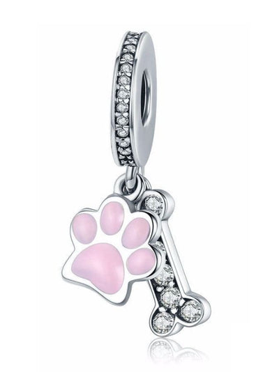 Charm din argint Dog Paw - Vagance Jewelry