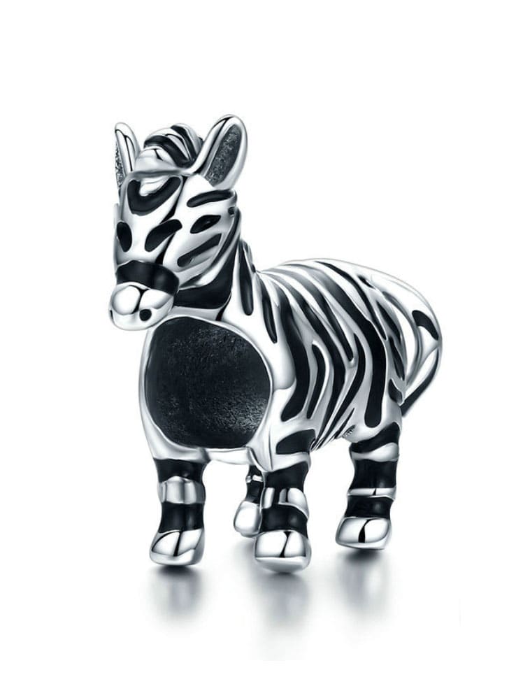 Charm din argint Handsome Zebra - Vagance Jewelry