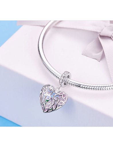 Charm din argint Lovely Heart - Vagance Jewelry