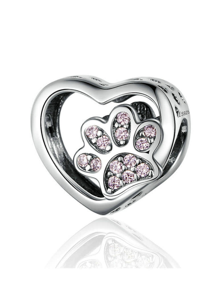 Charm din argint Pet Footprints - Vagance Jewelry