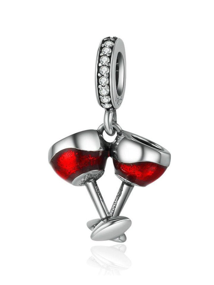 Charm din argint Red Wine - Vagance Jewelry