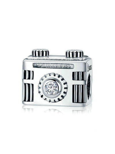 Charm din argint Retro Camera - Vagance Jewelry