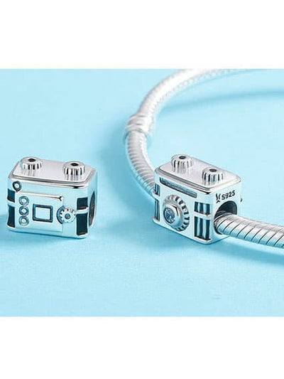 Charm din argint Retro Camera - Vagance Jewelry