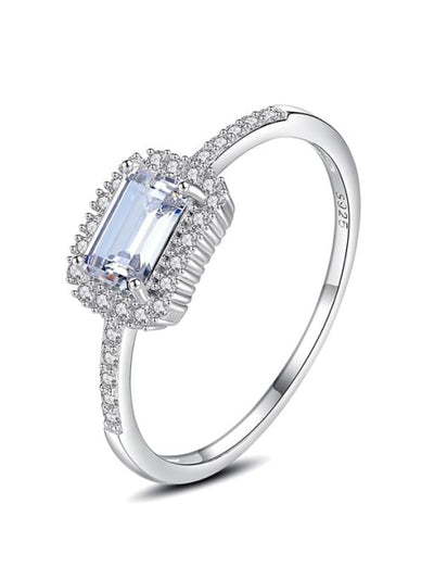 Inel din argint Heart of Glass - Vagance Jewelry