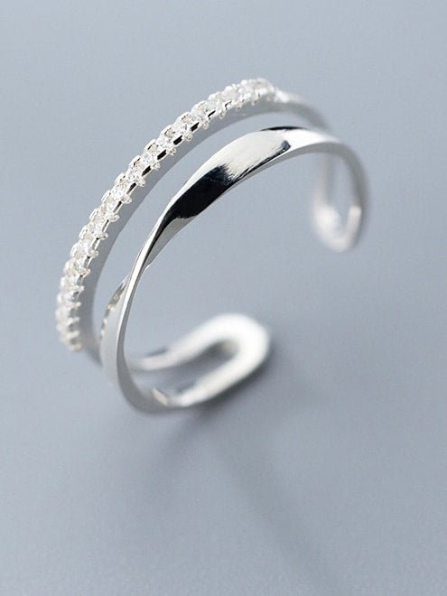 Inel reglabil din argint Classy - Vagance Jewelry