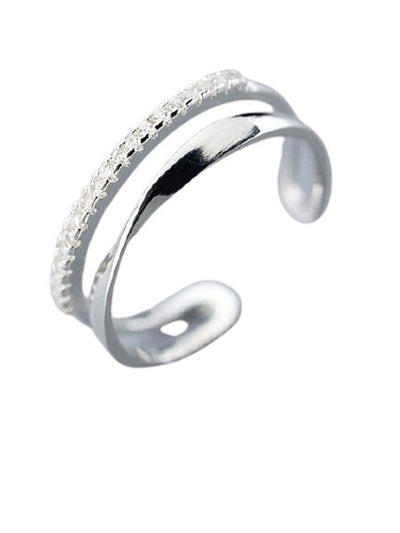 Inel reglabil din argint Classy - Vagance Jewelry