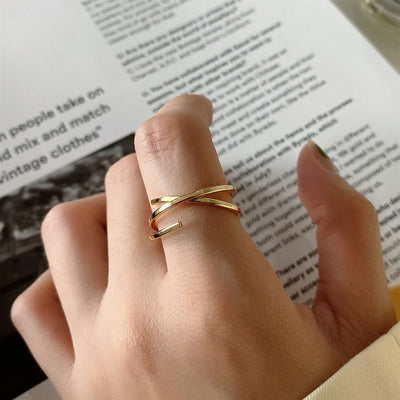 Inel reglabil din argint Demi - Vagance Jewelry