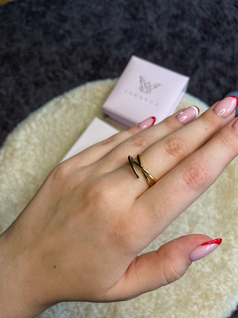 Inel reglabil din argint Demi - Vagance Jewelry