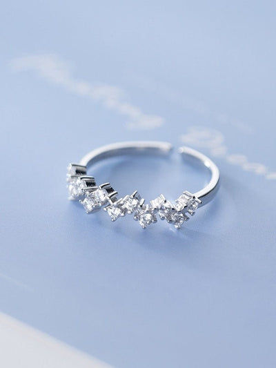 Inel reglabil din argint Gracious - Vagance Jewelry