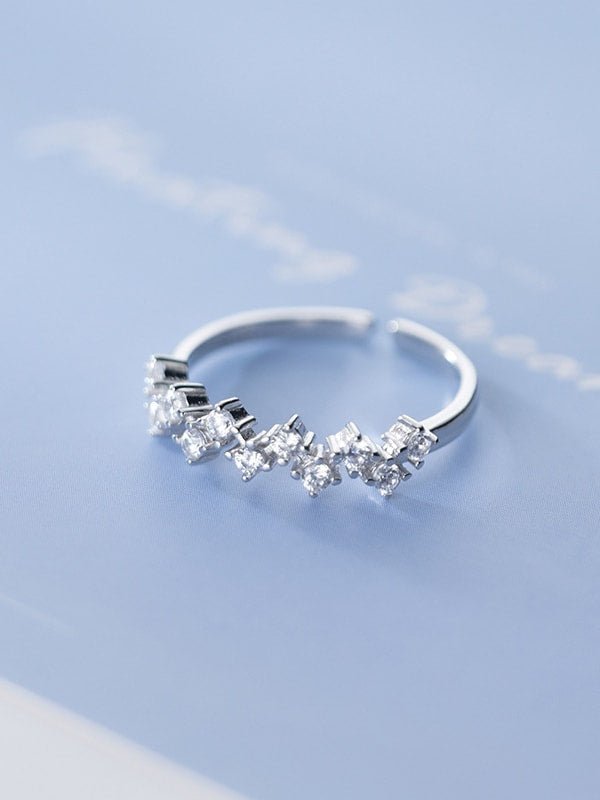 Inel reglabil din argint Gracious - Vagance Jewelry