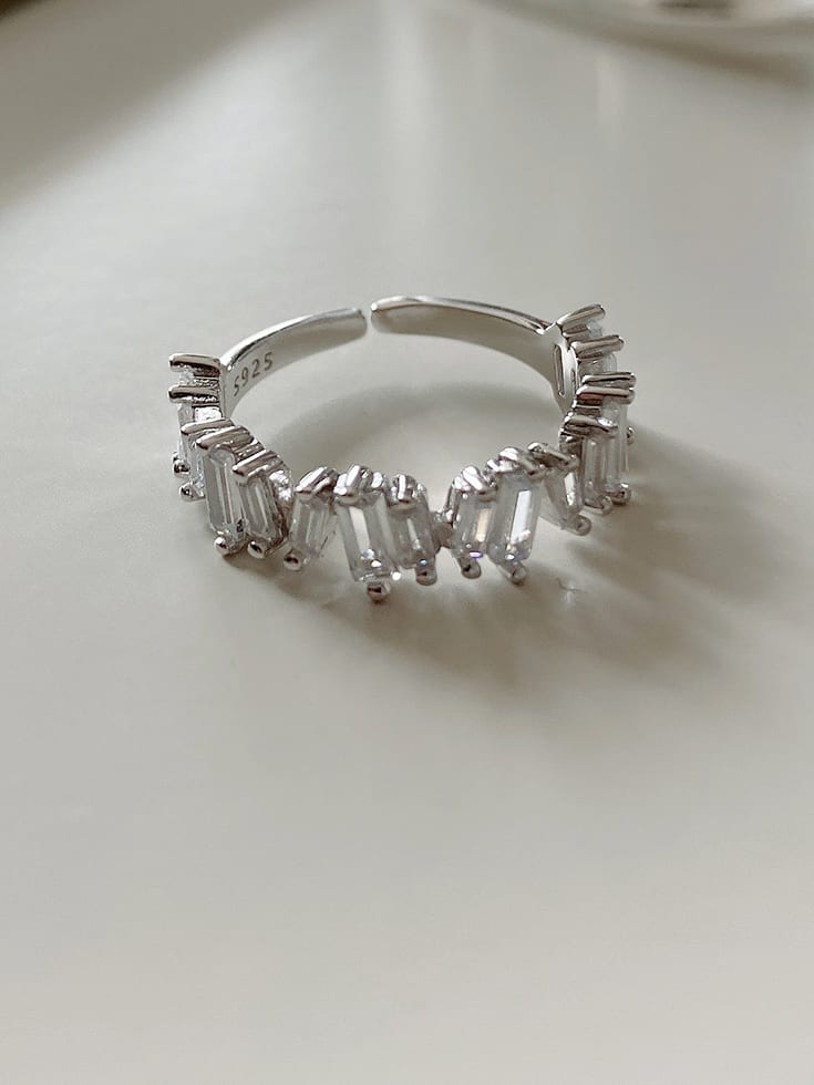 Inel reglabil din argint Kensley - Vagance Jewelry