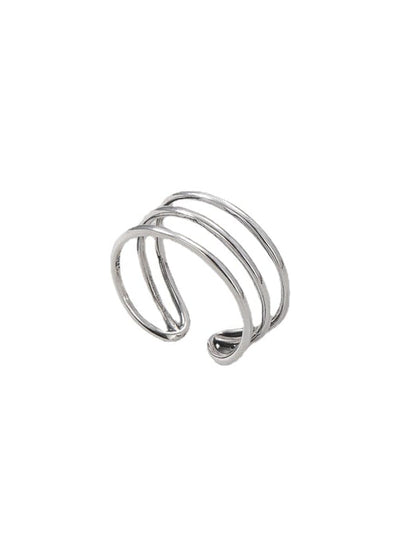 Inel reglabil din argint Mirror - Vagance Jewelry
