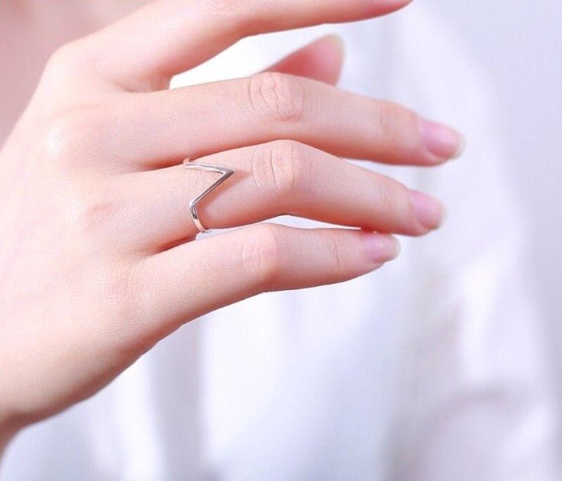 Inel reglabil din argint Modern - Vagance Jewelry