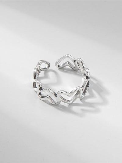 Inel reglabil din argint Moments - Vagance Jewelry