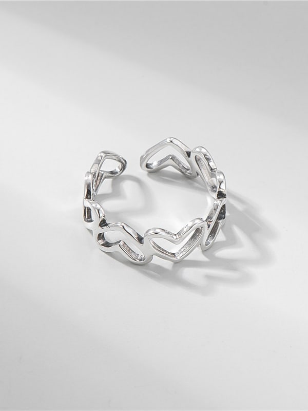 Inel reglabil din argint Moments - Vagance Jewelry