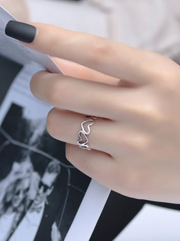 Inel reglabil din argint Moments - Vagance Jewelry