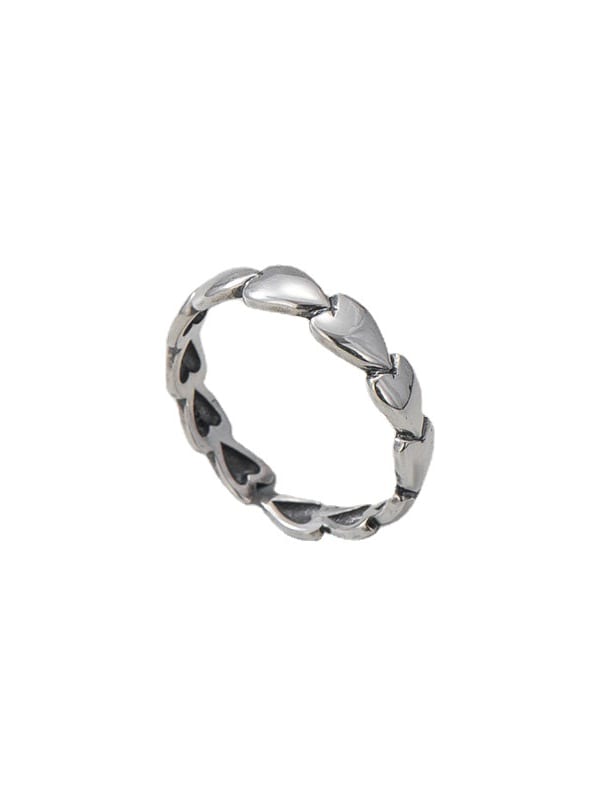 Inel reglabil din argint Peace - Vagance Jewelry