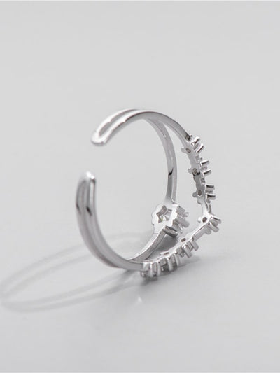 Inel reglabil din argint Singer - Vagance Jewelry