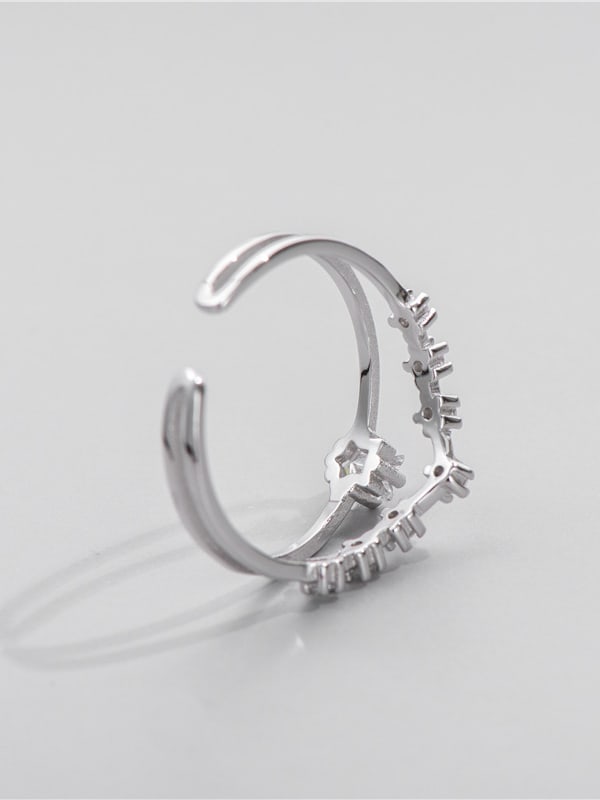 Inel reglabil din argint Singer - Vagance Jewelry