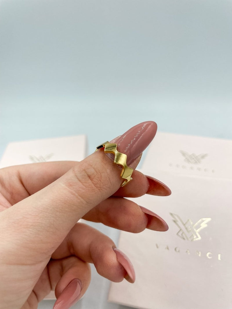 Inel reglabil Jade - Vagance Jewelry
