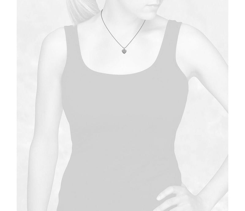Lănțișor din argint 3D Beating heart - Vagance Jewelry