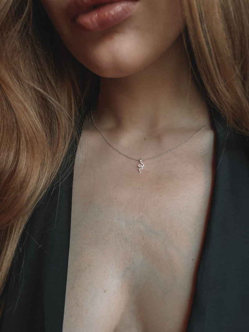 Lănțișor din argint Lovely Snake - Vagance Jewelry