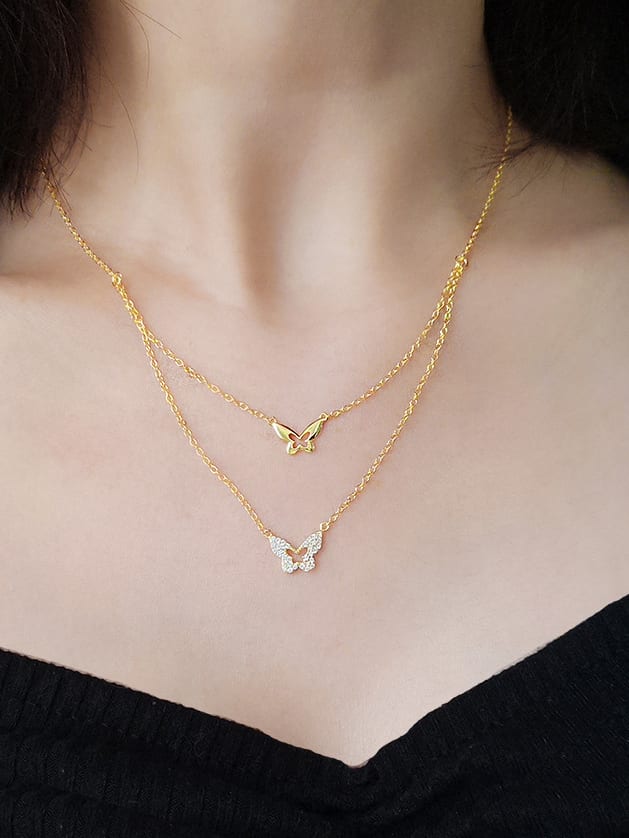 Lănțișor din argint Perfect Butterfly - Vagance România