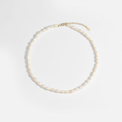 Lănțișor din argint și perle naturale de apa dulce Pearl Paradise - Vagance România