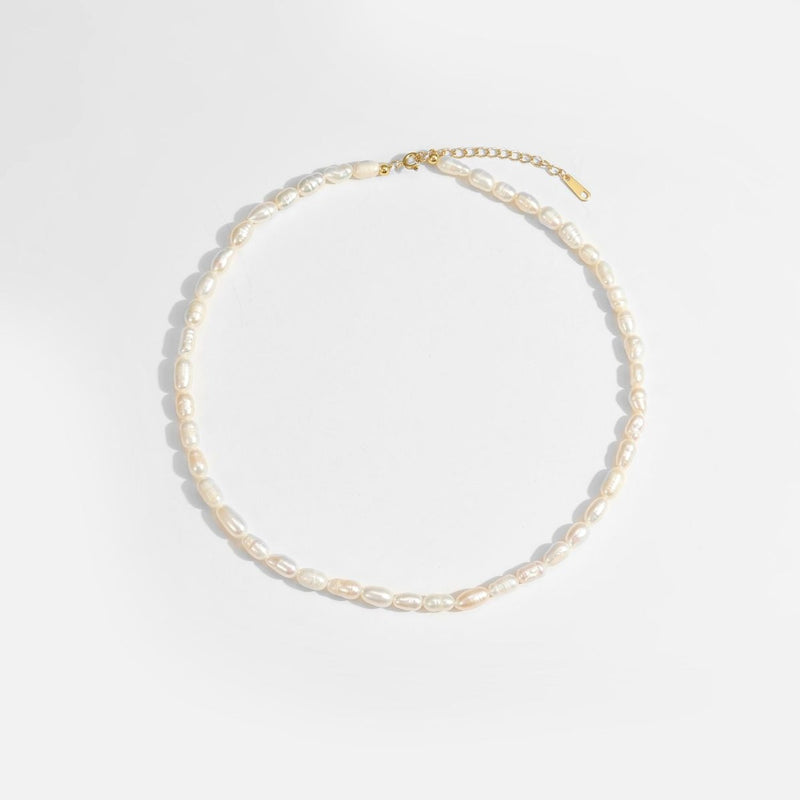 Lănțișor din argint și perle naturale de apa dulce Pearl Paradise - Vagance România