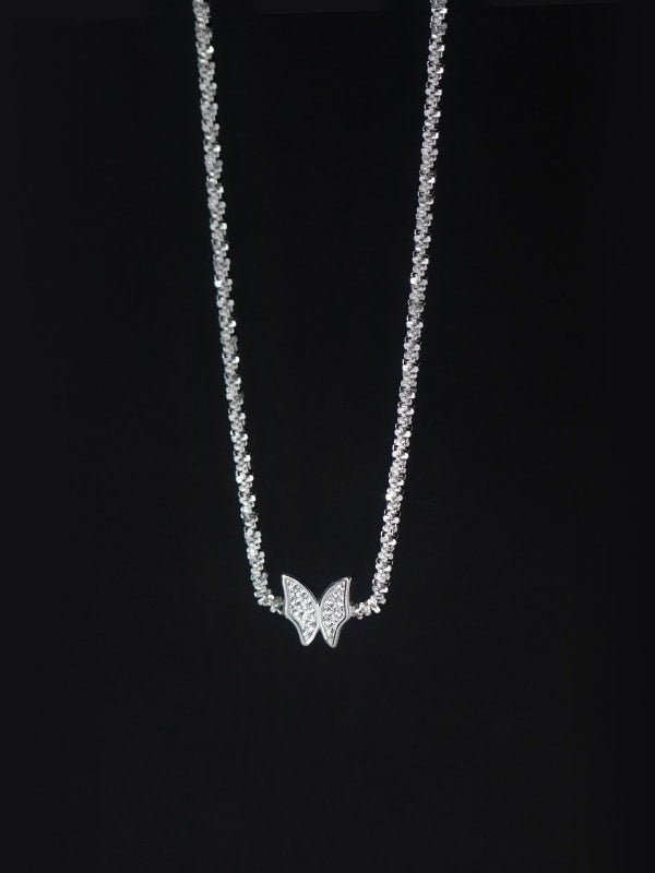 Lănțișor din argint Silver Butterfly - Vagance România